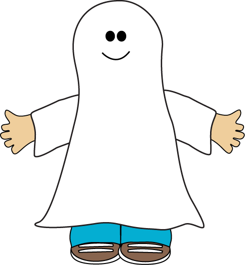Halloween Kid Ghost Clip Art - Ghost Costume Clip Art (491x531), Png Download