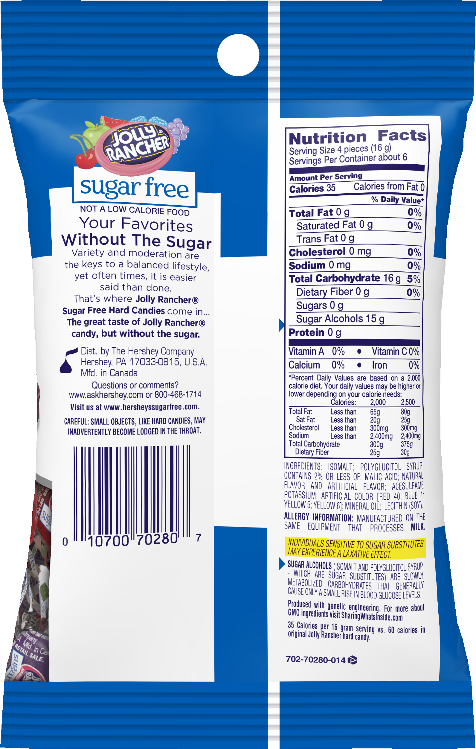 Sugar Free Jolly Rancher Nutritional Info (3000x3000), Png Download