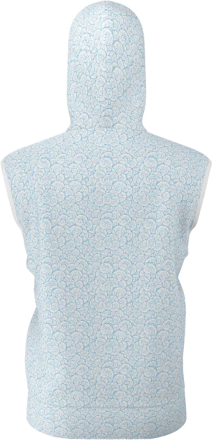 Sleeveless Hoodie - Watercolor Anemones - Hoodie (1600x1600), Png Download