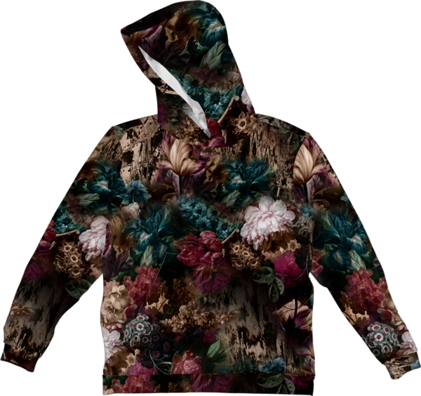 Winter Floral Hoodie - Paulus Theodorus Van Brussel (600x564), Png Download