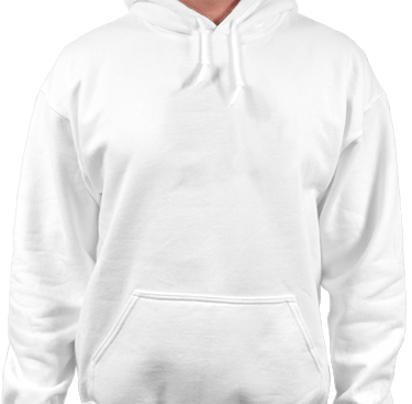 Gildan Hoodie - White Hoodie Png (375x367), Png Download