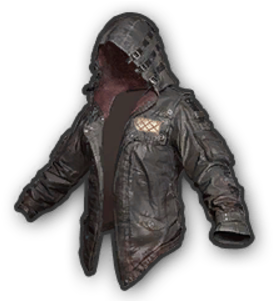 Leather Hoodie - Pubg Leather Hoodie Black (360x360), Png Download