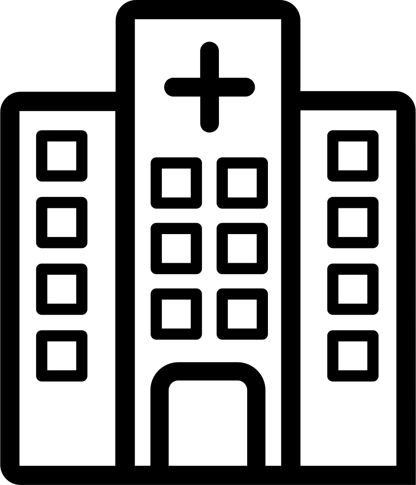Hydrodent Micro Channel Icon Hospital Comments - Hospital Icon Svg (840x980), Png Download