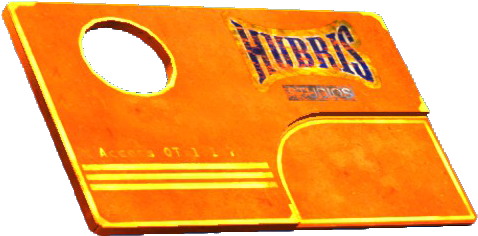 Hubris Tv Studios Id Card - Orange (504x321), Png Download