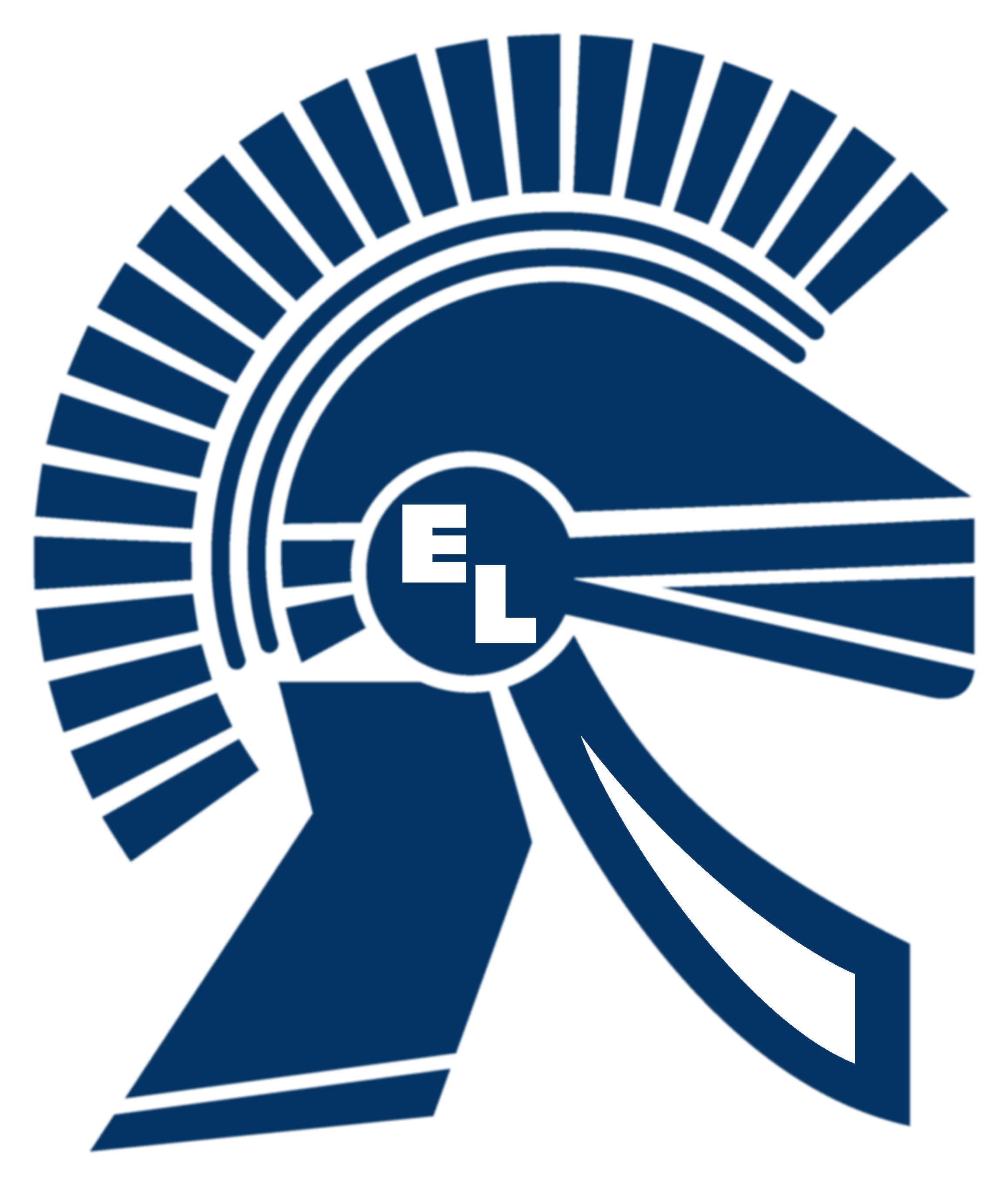 Trojan Clipart East Central - East Lansing High School Logo (2356x2760), Png Download