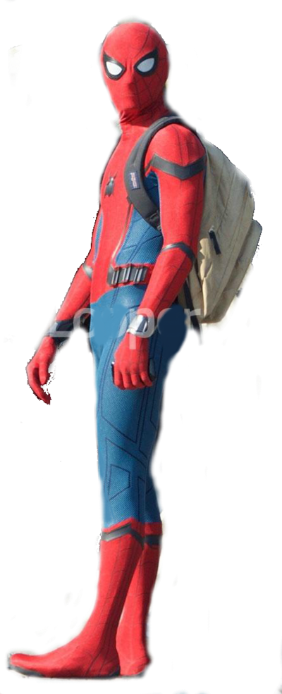 Peter Parker Goes To High School, Secretly Crushes - Png Spider Man Homecoming (400x985), Png Download