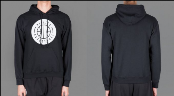 pigalle basketball hoodie
