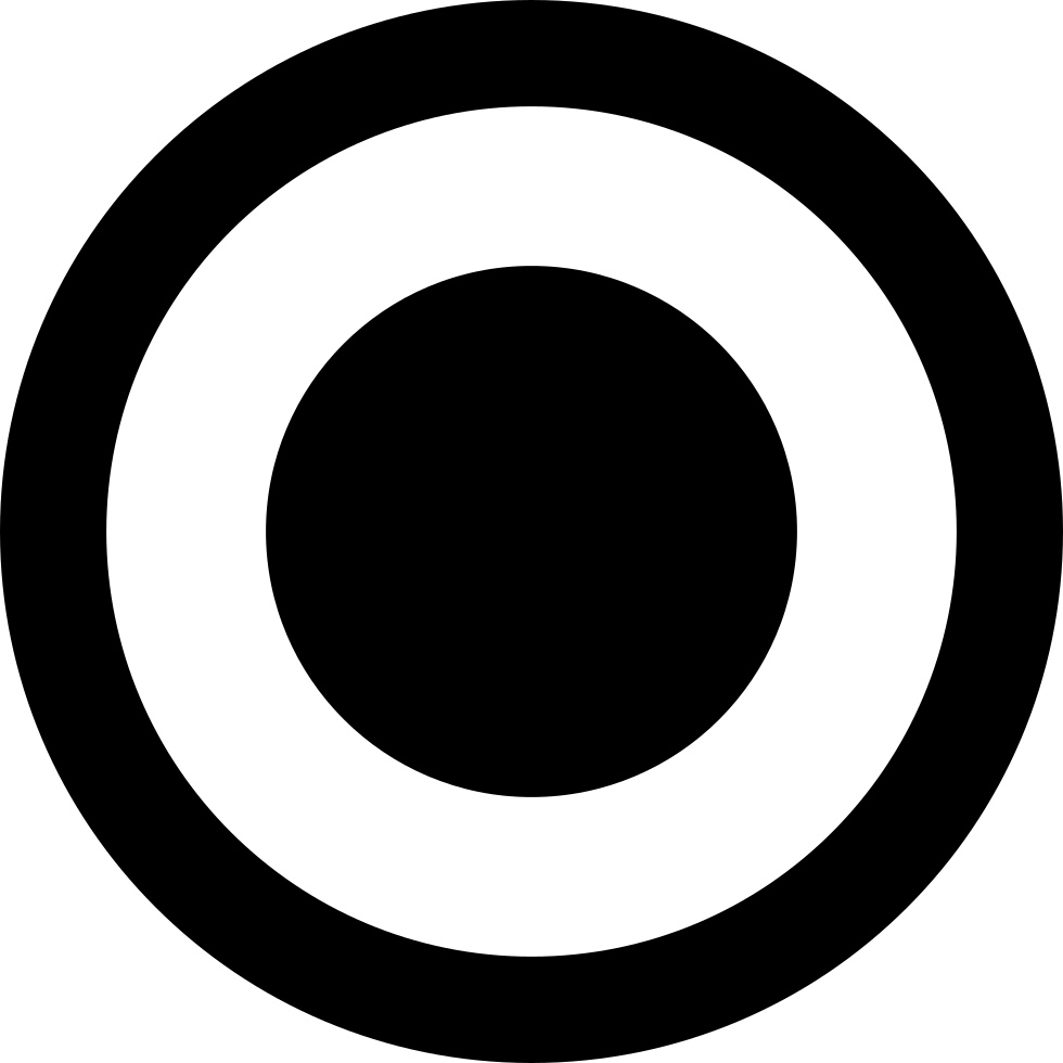 Checked Png Icon Free Download Comments - Icon Dot Circle Png (980x980), Png Download