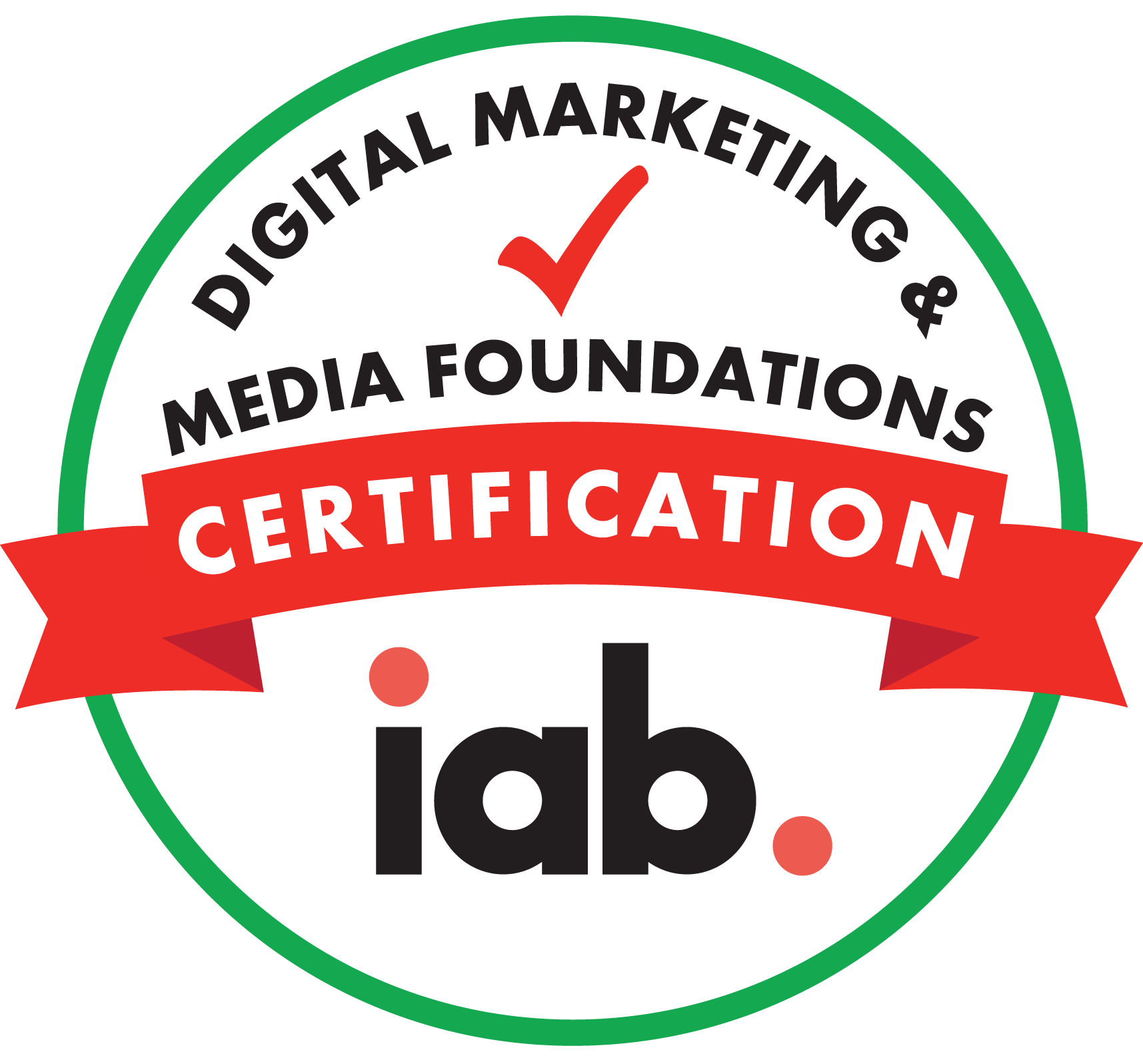 Iab Digital Marketing And Media Foundations Certification - Iab Certification (1715x1596), Png Download