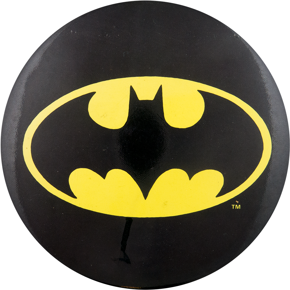 Batman Black And Gold Entertainment Button Museum - Batman Black Gold (1000x1000), Png Download