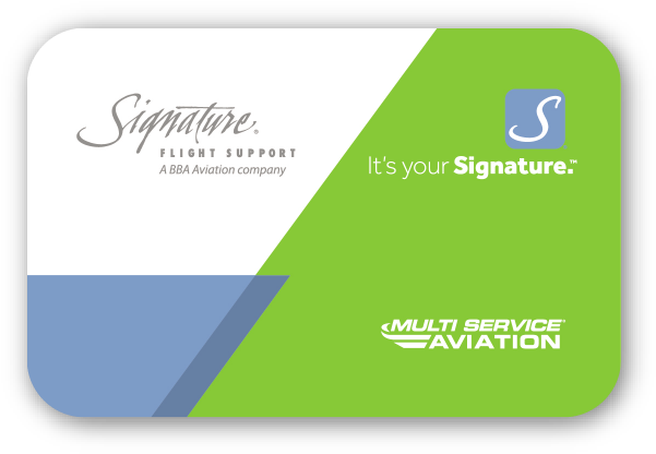The Signature Flight Support Multi Service Aviation - Signature Flight Support (631x436), Png Download