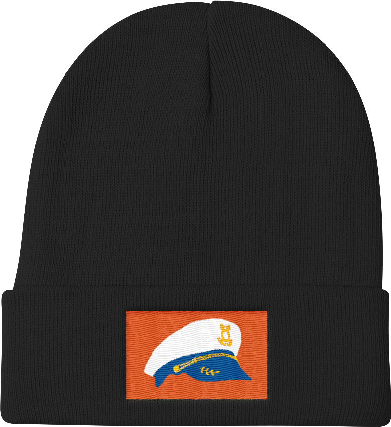 Captain's Hat Beanie - Beanie (1000x1000), Png Download