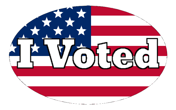 Look Mom, I Voted - Circle (618x618), Png Download
