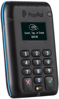 Paypal Chip Card Reader - Paypal Here Contactless Chip And Pin Card Reader. (381x381), Png Download