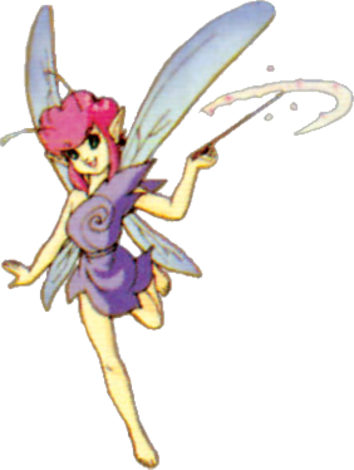 Zelda 2 Fairy Link (696x923), Png Download