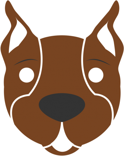 Dog Face Logo - Dog (999x999), Png Download