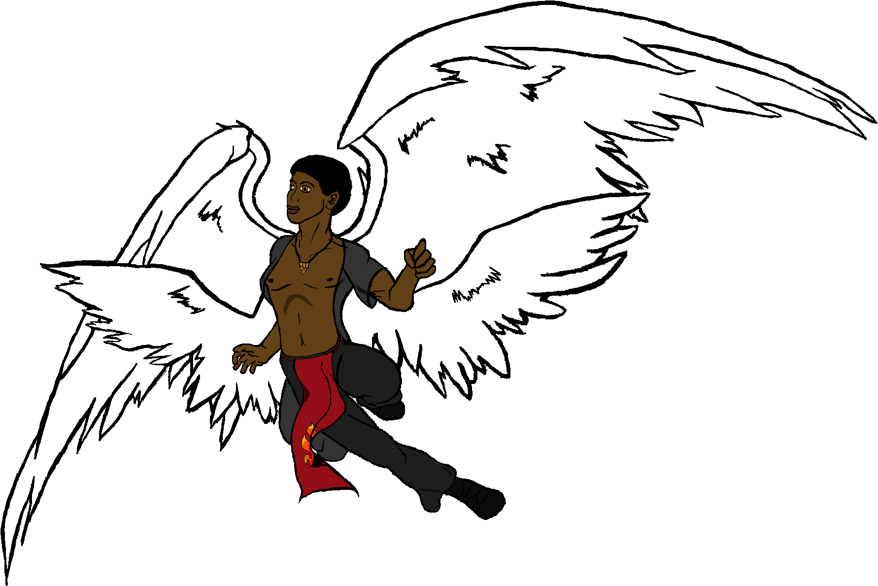 Male Angel Ref - Illustration (1900x1900), Png Download