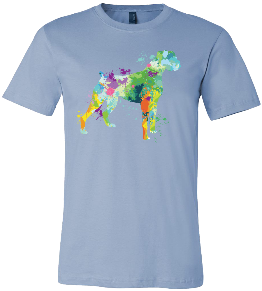 Watercolor Love Dog Paint - Dog Shirts Wanna Stay Home Hang Out 3001c Bella + Canvas (1000x1000), Png Download