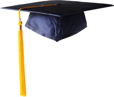 Graduation Cap Transparent Background Download - Real Graduation Hat Png (400x340), Png Download