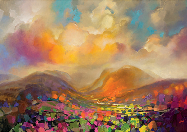 "nevis Range Colour" Canvas By Scott Naismith - Wall Art Image Transparent (600x600), Png Download