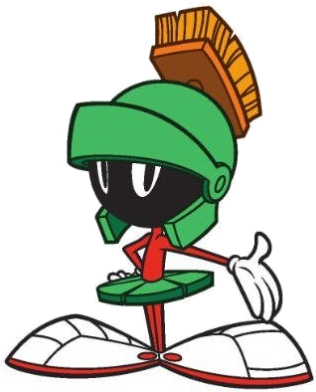 Marvin - Looney Tunes Martian Png (325x398), Png Download