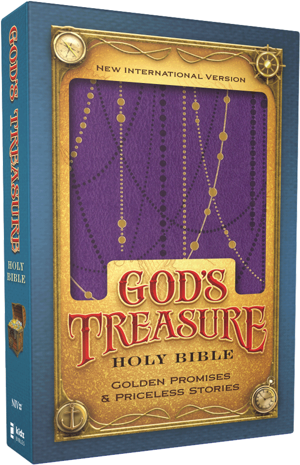 9780310759072 30 Image Purple - Niv God's Treasure Holy Bible, Imitation Leather, Dark (743x1023), Png Download