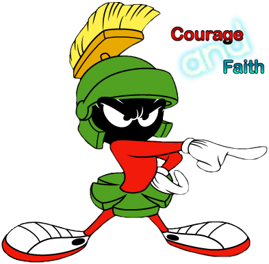 Marvin The Martian (393x385), Png Download