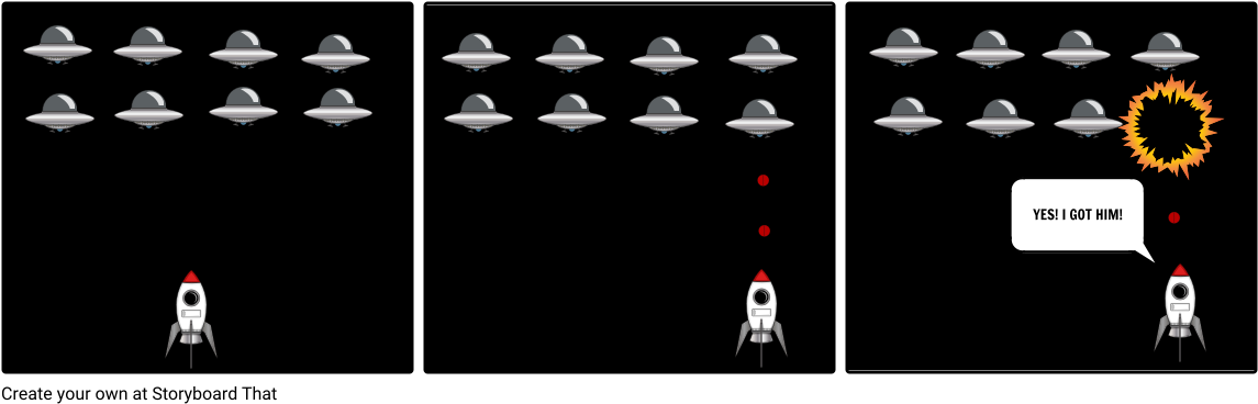 Galaga - Illustration (1164x385), Png Download