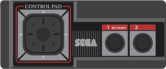 Controls - Galaga (600x295), Png Download