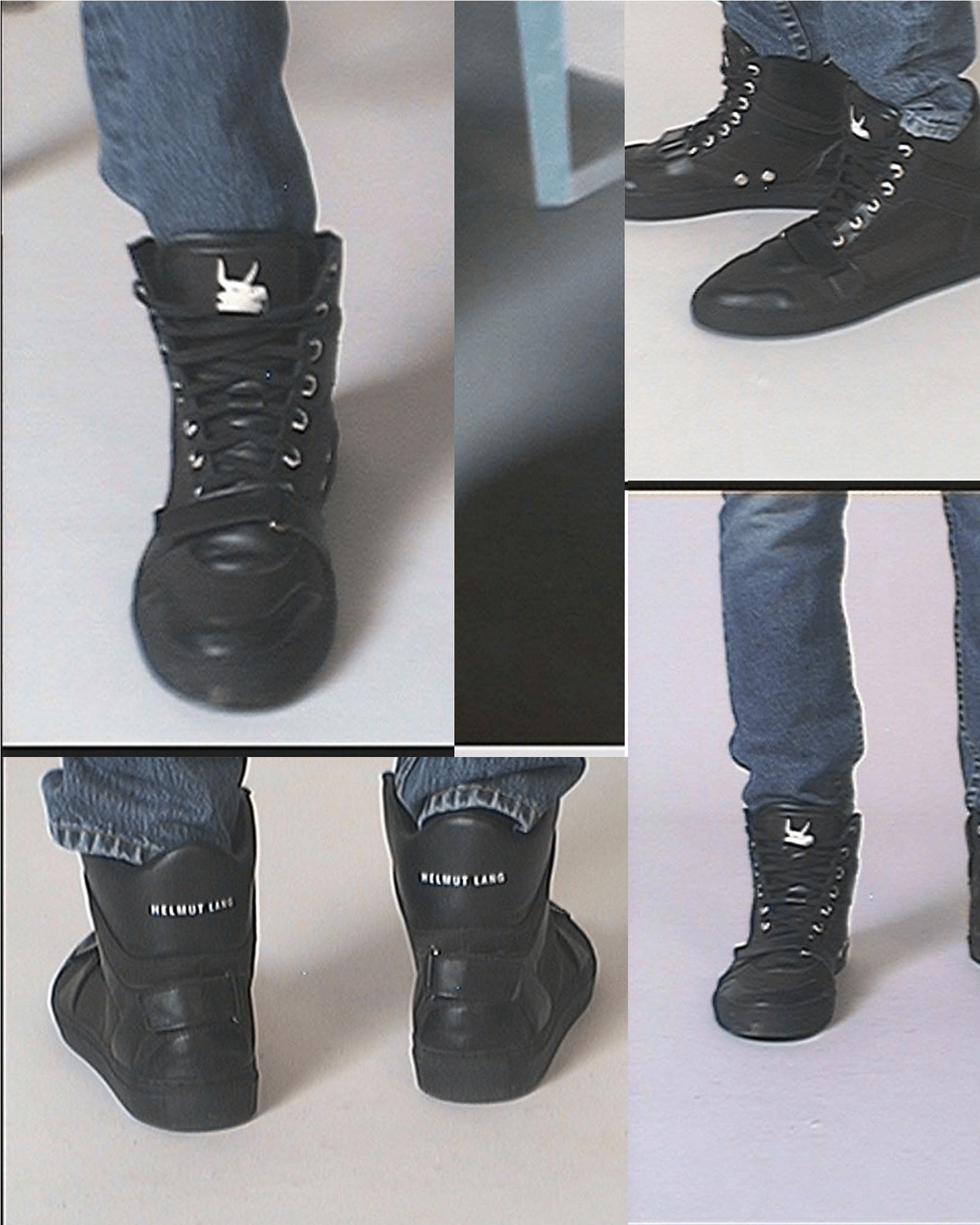 Travis Scott X Helmut Lang - Helmut Lang High Top (2000x2000), Png Download