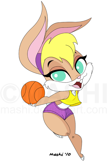 Lola Bunny By ~mashi On Deviantart - Lola Bunny Chibi (400x566), Png Download