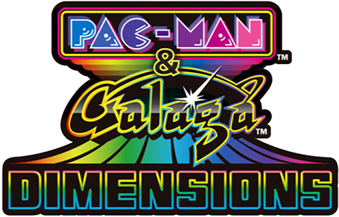 Pac Man Amp Galaga Dimensions Logo By Ringostarr39-d79v03w - Namco Pac-man And Galaga Dimensions - Nintendo 3ds (500x322), Png Download
