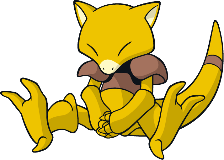 #abra From The Official Artwork Set For #pokemon Dreamworld - Abra Pokemon (714x510), Png Download
