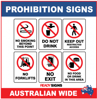 Readysigns Prohibition Signs Category Header Shop Ad - Prohibition No Food Sign (600x315), Png Download