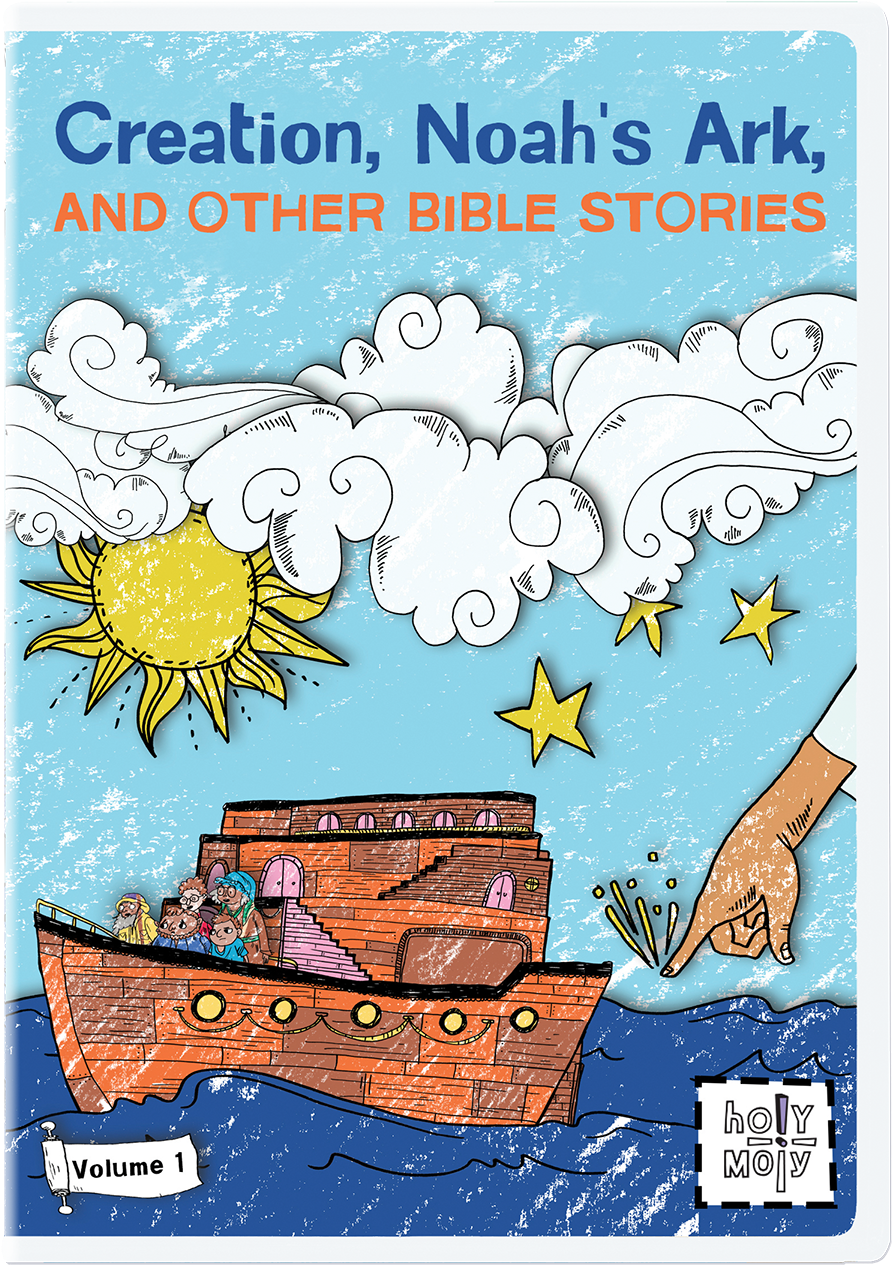 Creation, Noah's Ark, And Other Bible Stories (1000x1407), Png Download