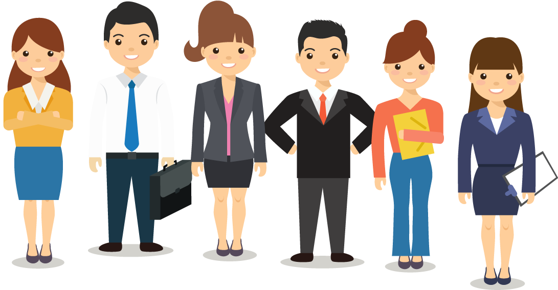 Everyone Is Happy - Happy Worker Png (1091x567), Png Download