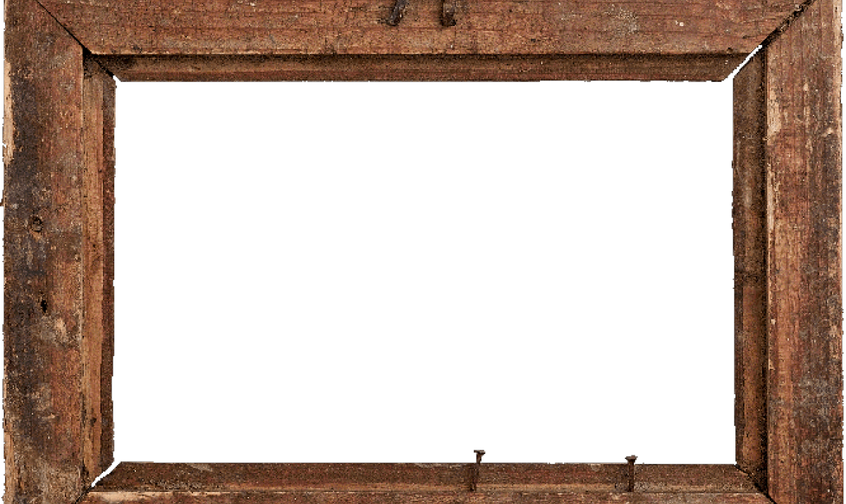 Rustic Wood Frame Png (1200x715), Png Download