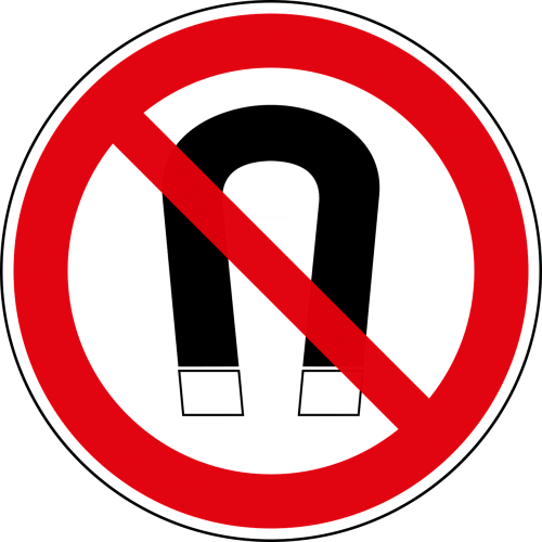 Magnetic Prohibition - U Turn Road Sign (500x500), Png Download