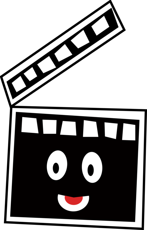 Cinema Art Film Clapperboard Take - Animated Movie Slate Transparent (482x750), Png Download