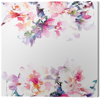 Floral Watercolor Background - Fond D Écran Champetre (400x400), Png Download
