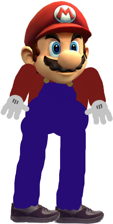 Mario Sprite With Arms - Portable Network Graphics (371x751), Png Download