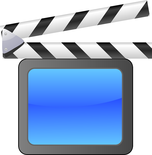 Movie, Film, Cinema, Clapperboard, Clapboard, Director - Claqueta Video Png (627x640), Png Download