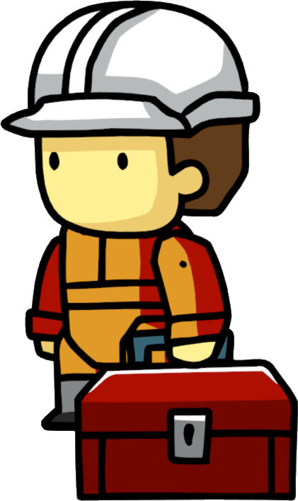 Image Utility Worker Png Scribblenauts Wiki Fandom - Worker Png (421x708), Png Download