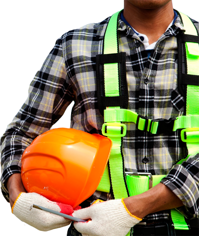 Workplace Health Safety Worker - Health And Safety Worker Png (400x474), Png Download