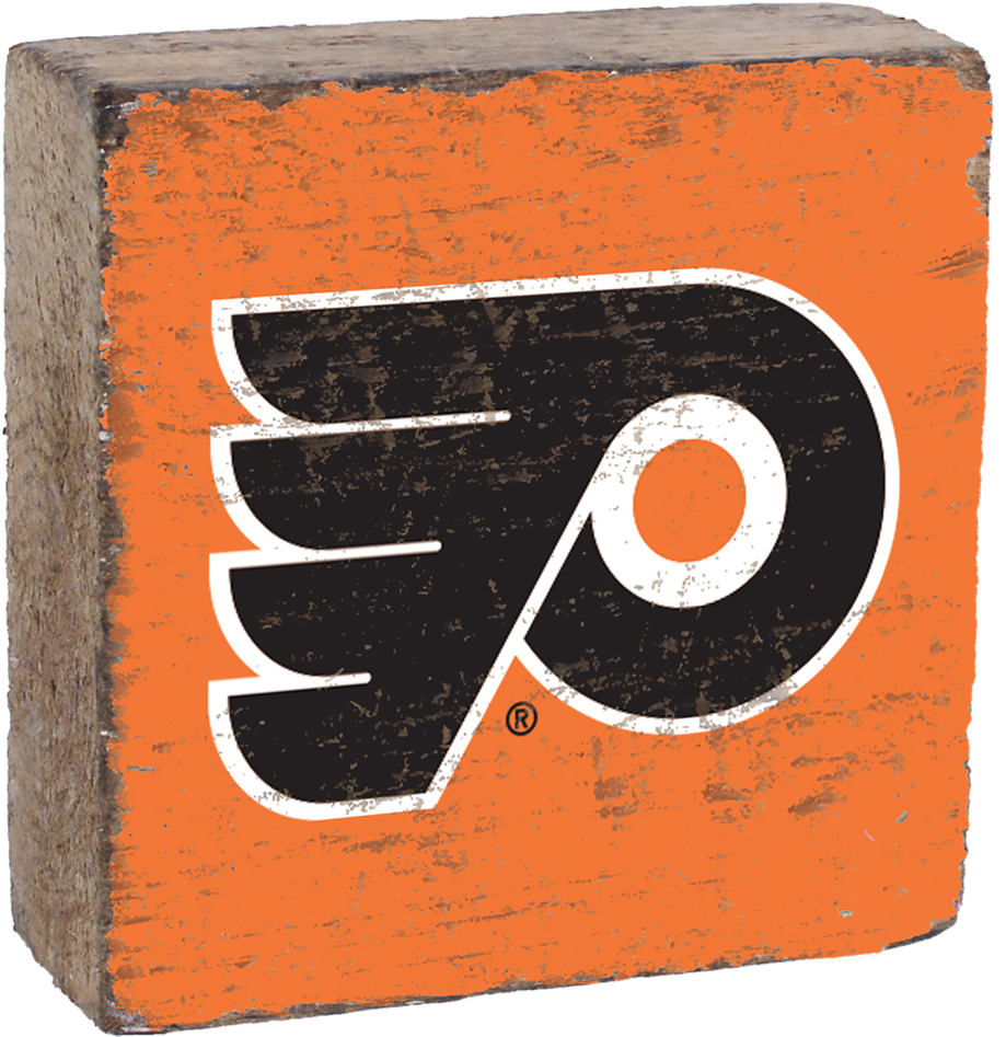 Philadelphia Flyers Rustic Block - Philadelphia Flyers Jersey Logo (1024x1024), Png Download