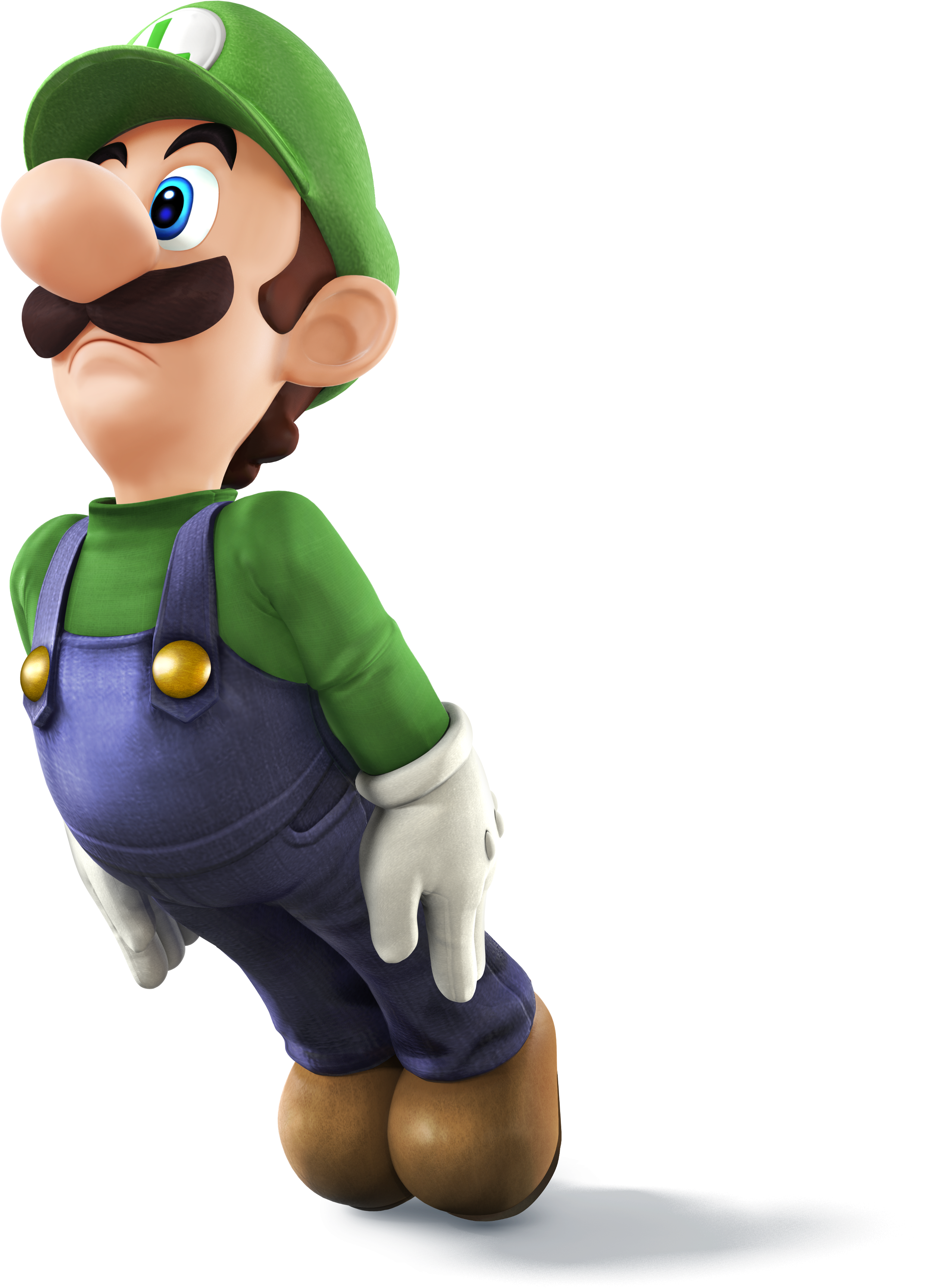 45, September 9, 2013 - Super Smash Bros Luigi (2486x3450), Png Download