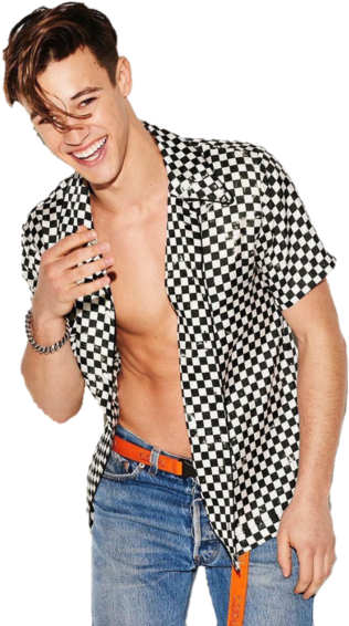 Cameron Dallas Image - Cameron Dallas Seventeen Magazine (500x584), Png Download