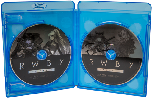 Rwby Volume 4 Blu-ray / Dvd Special Edition Combo Pack - Rwby Volume 4 Blu Ray (600x600), Png Download
