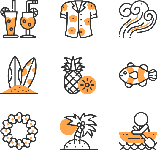 Hawaii - Icon (600x564), Png Download
