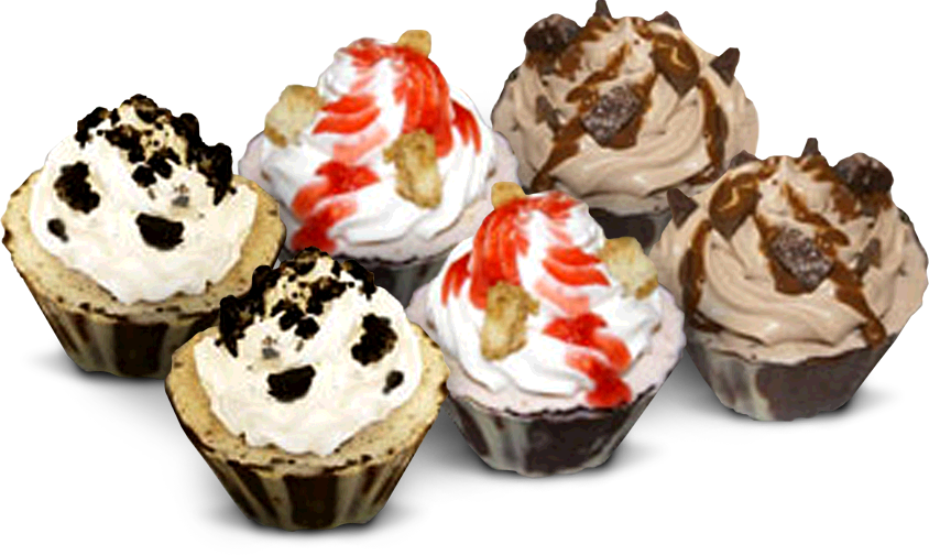 Types Of Cup Cakes (844x504), Png Download